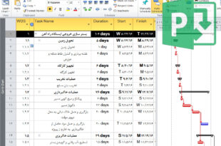 برنامه زمانبندی پروژه راهسازی