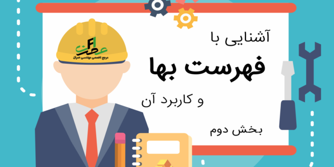 فهرست بها و کاربرد آن
